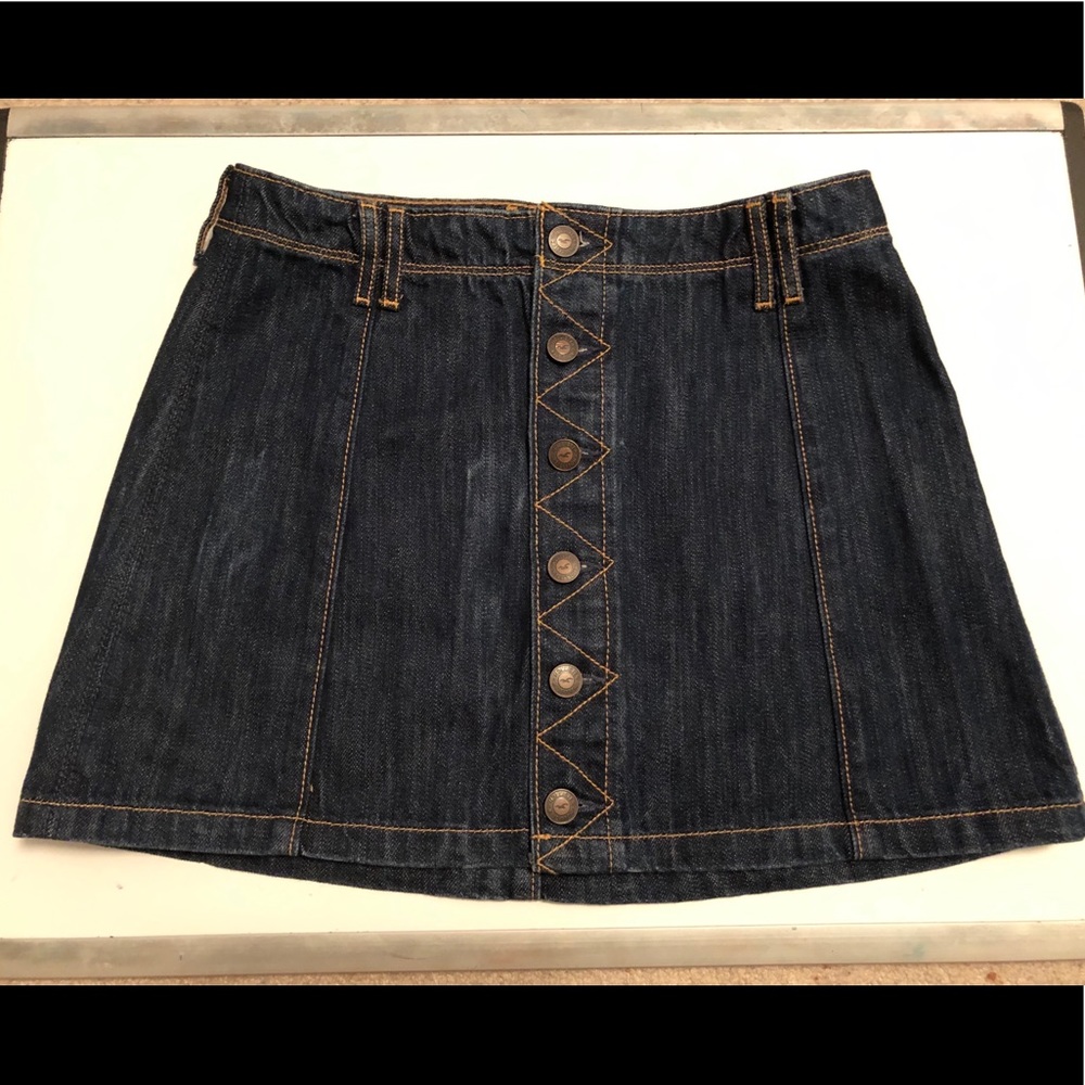 Hollister A-line Jean skirt